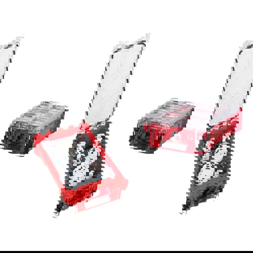 Hole Saw Kits; Minimum Saw Diameter (Decimal Inch): 1-1/2 ; Maximum Saw Diameter (Decimal Inch): 4-1/4 ; Number of Hole Saws: 7 ; Maximum Cutting Depth: 1.625 ; Cutting Edge Style: Toothed ; Material: Bi-Metal